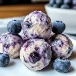 Blueberry Cheesecake Protein Bites