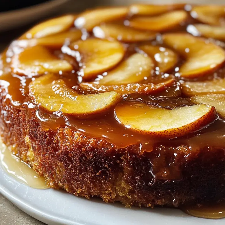 Caramel Apple Upside-Down Cake
