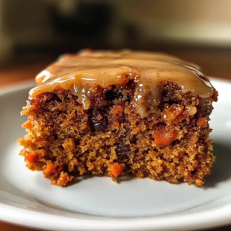 Carrot Date Spice Cake