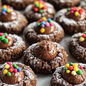 Chocolate Blossom Cookies
