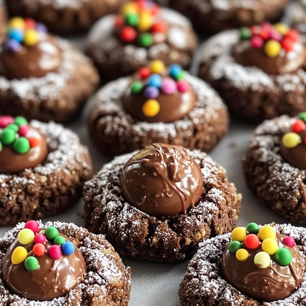 Chocolate Blossom Cookies