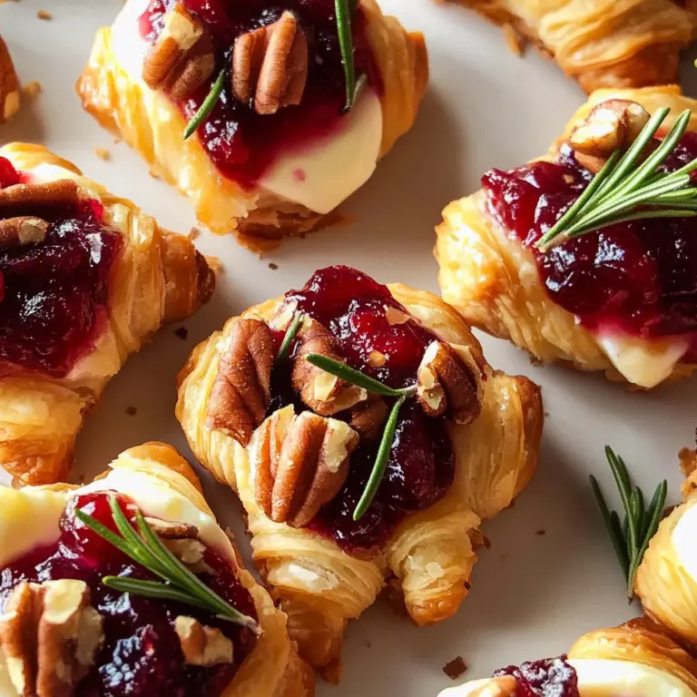 Cranberry Brie Bites