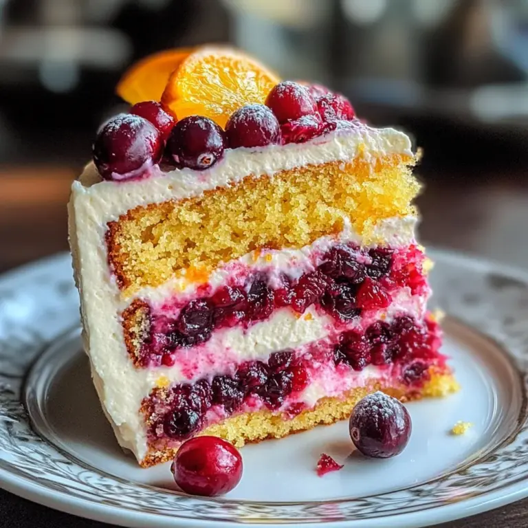 Cranberry Orange Cake