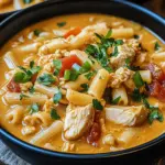 Creamy Cajun Chicken Pasta Soup