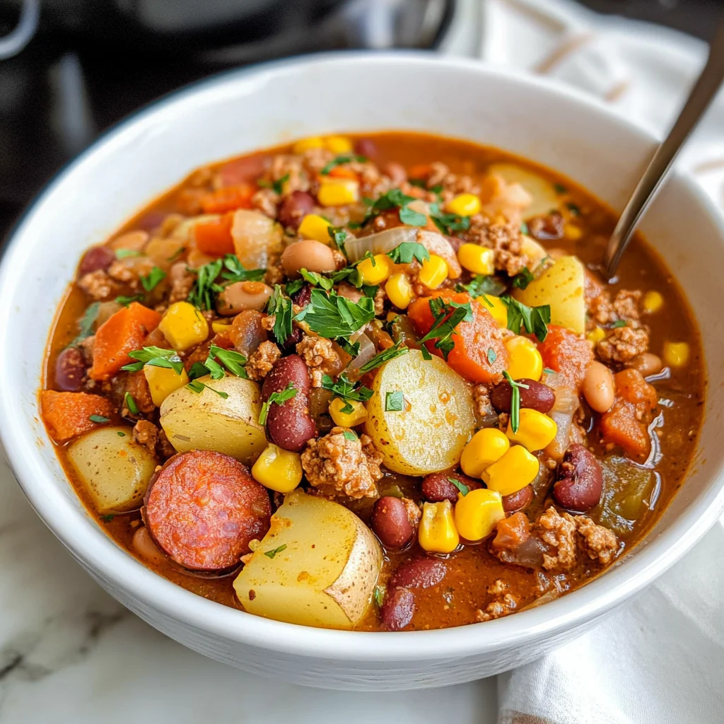 Crockpot Texas Cowboy Stew