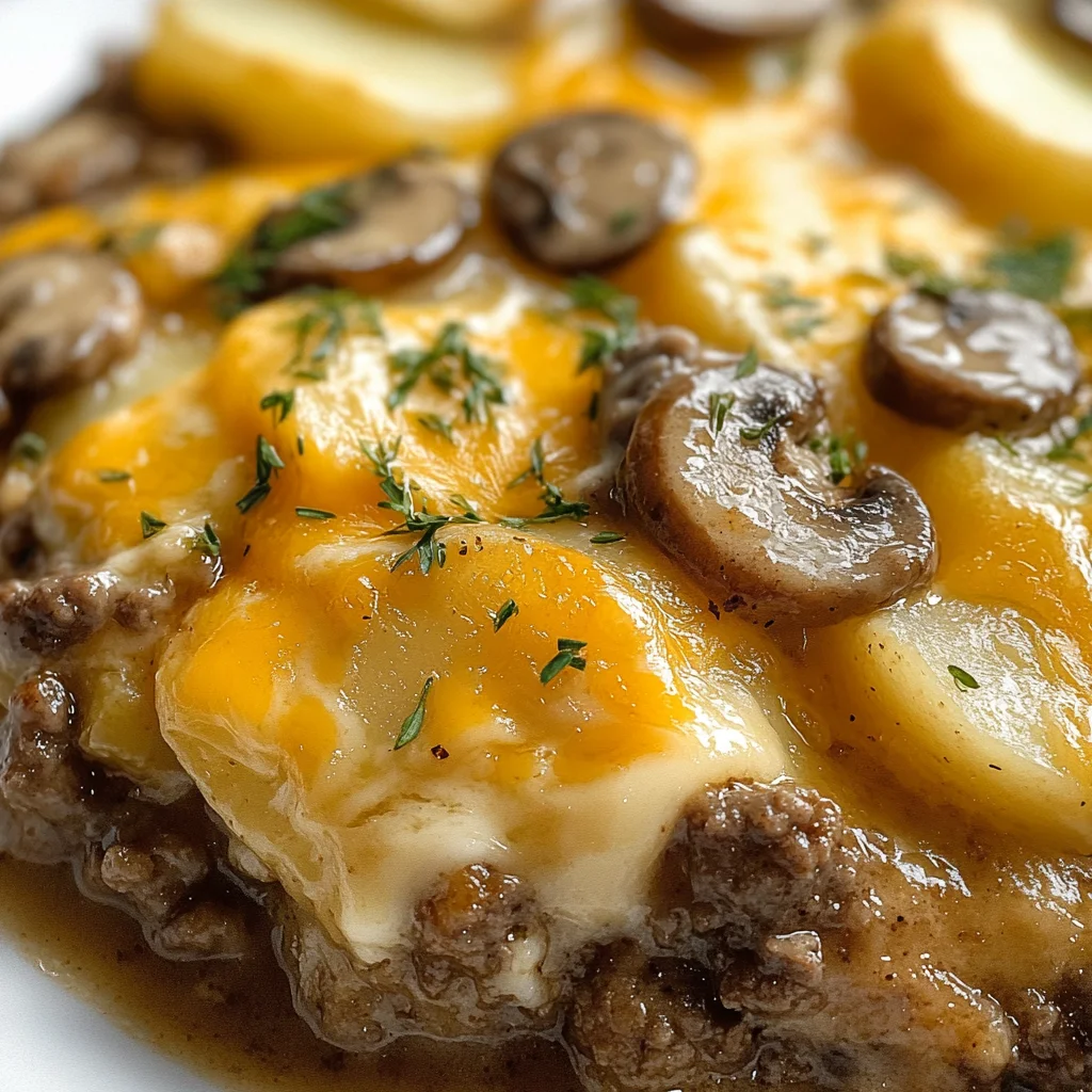 Crockpot chicken hamburger Potato Casserole