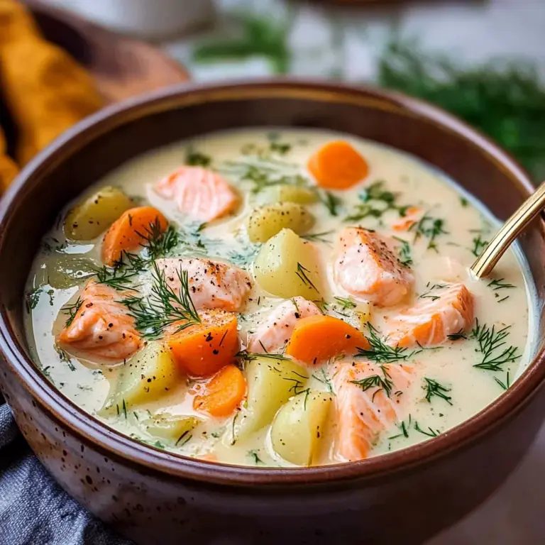 Finnish Salmon Soup - Lohikeitto
