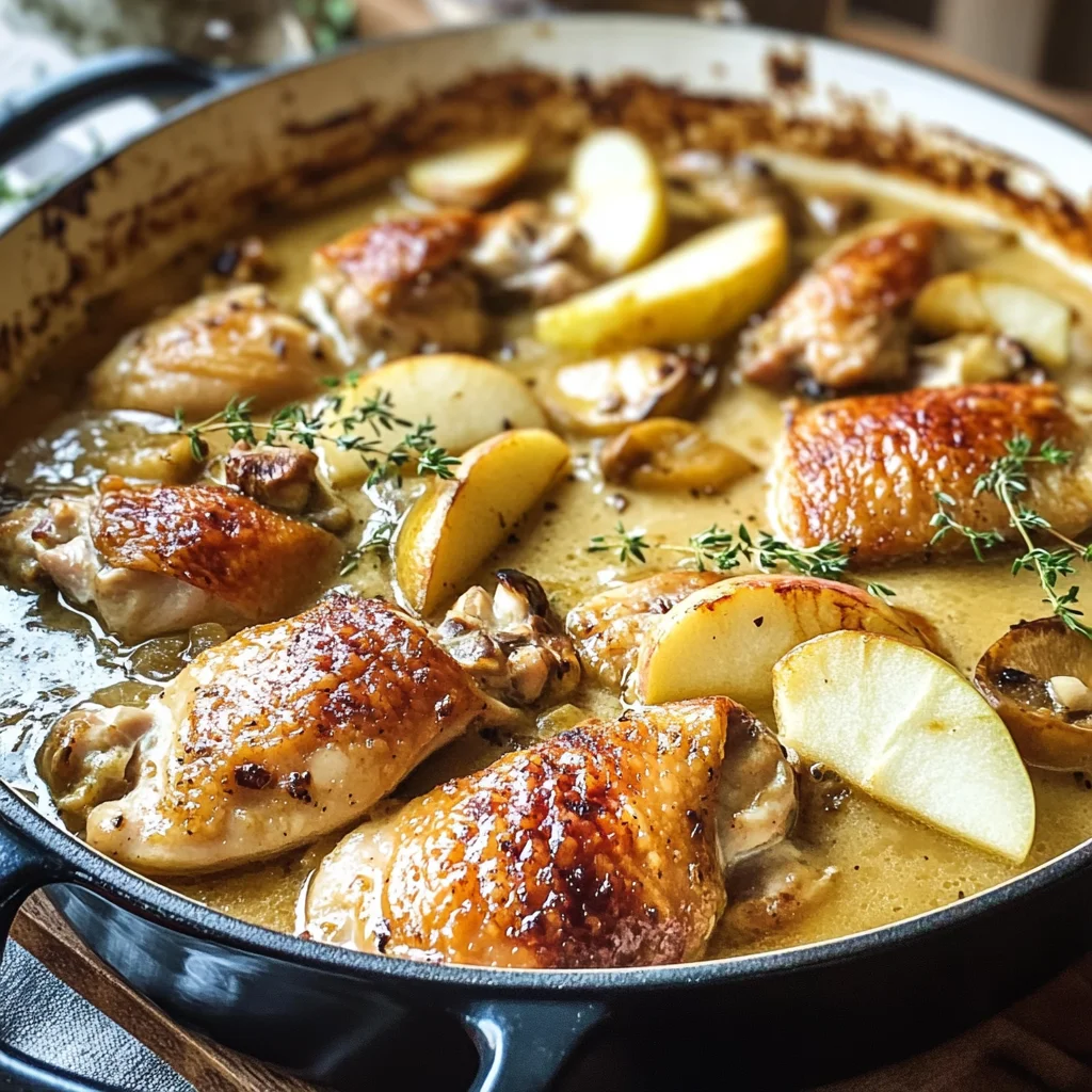 French Chicken Casserole a la Normande