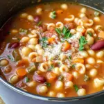 Italian Pasta Fagioli Soup Recipe