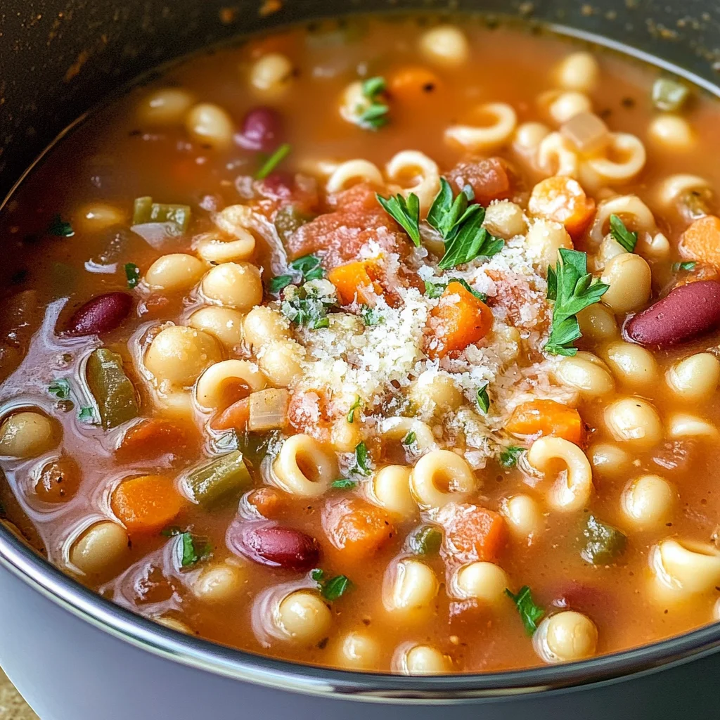 Italian Pasta Fagioli Soup Recipe