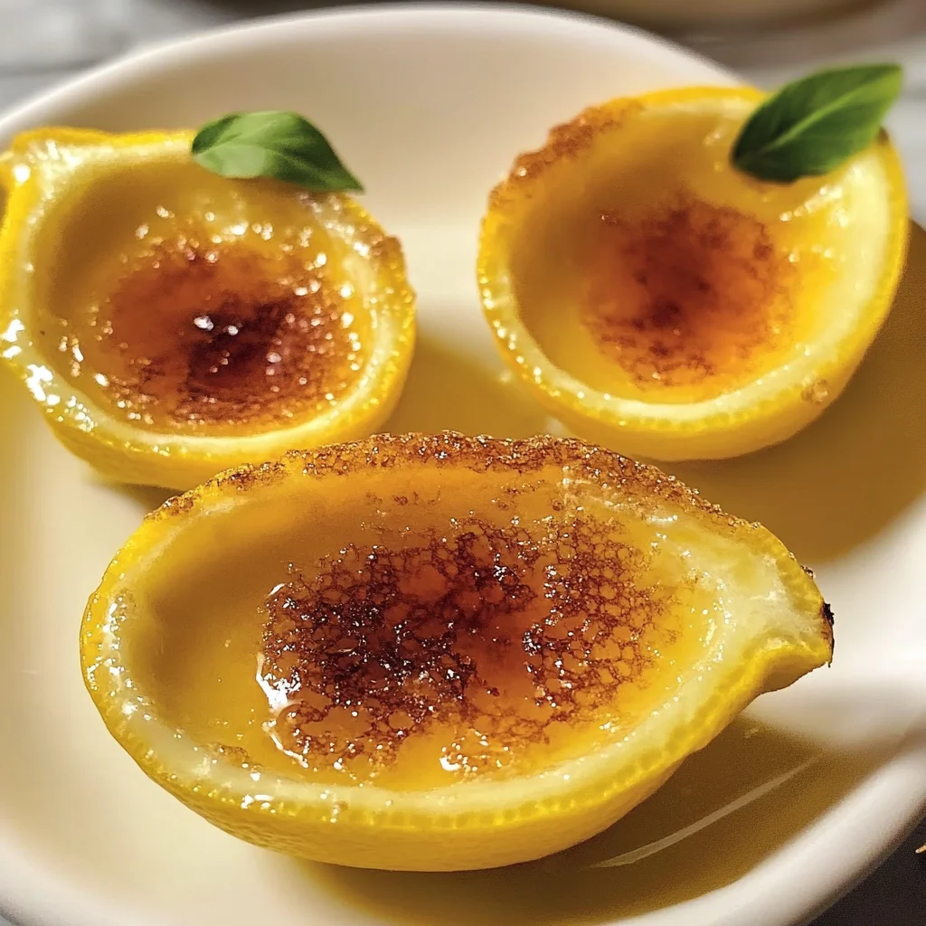 Lemon Posset Brûlée