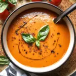 Middle-of-Winter Creamy Tomato Soup (Canned Tomatoes)