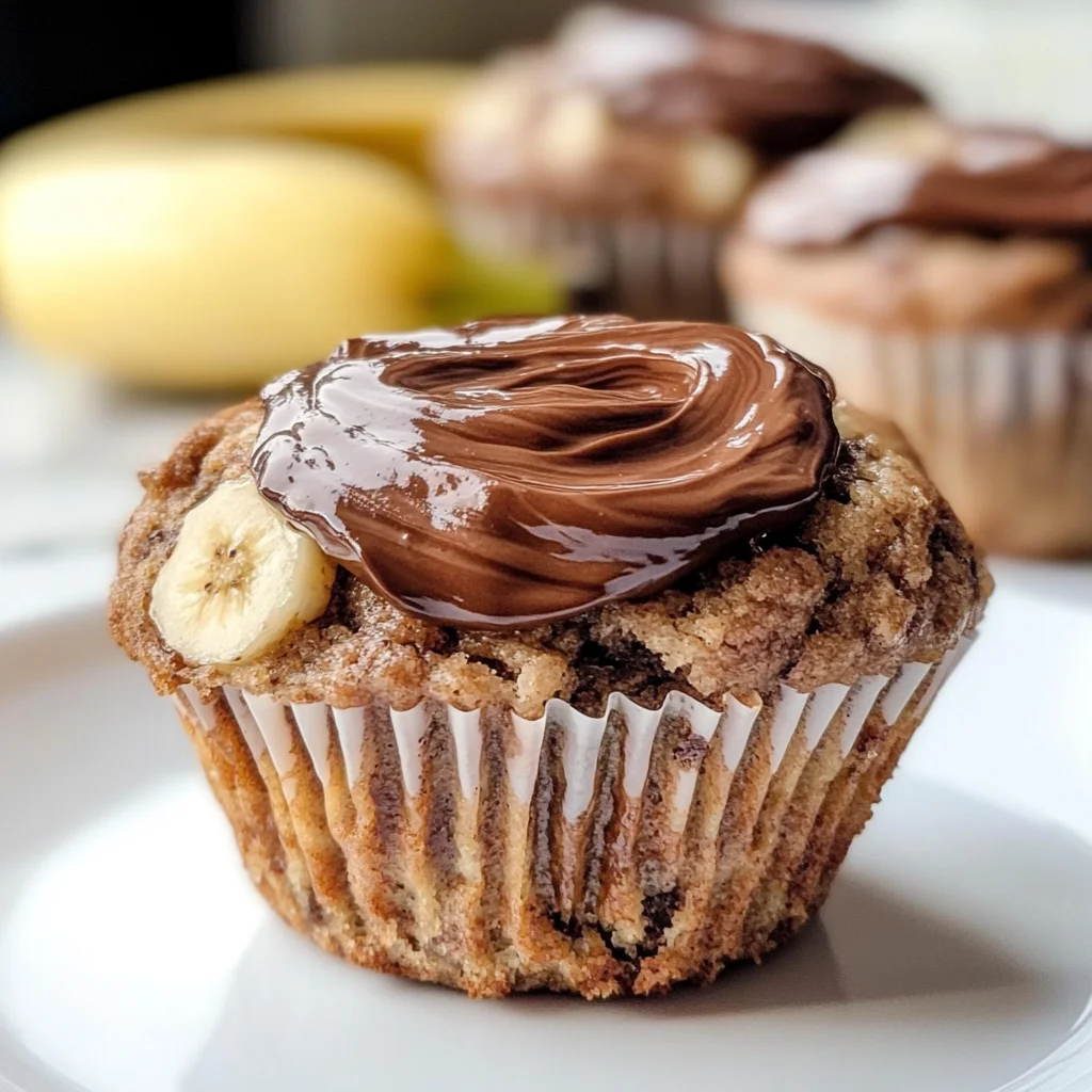 Nutella Banana Muffins