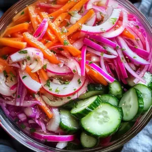 Quick Fridge Pickled Vegetables