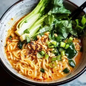 Quick Spicy Coconut Noodles
