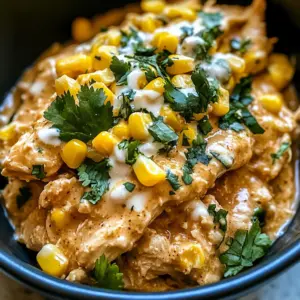 Slow Cooker Street Corn Chicken: Creamy Comfort in Every Bite