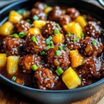 Sweet and sour meatballs