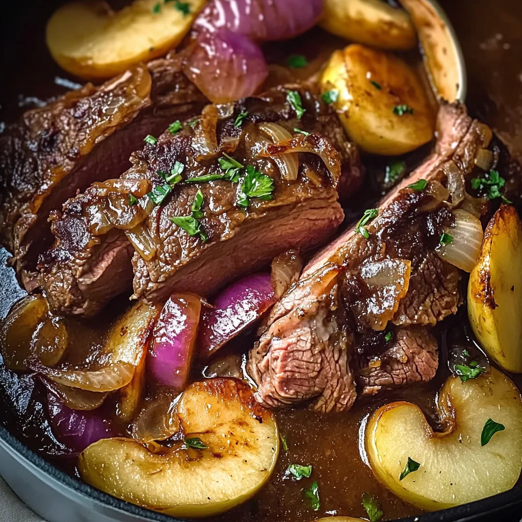Tasty Apple Cider Braised beef Shoulder - Alrightwithme