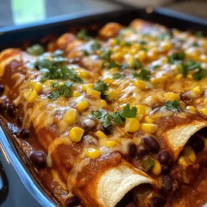 Vegetarian Black Bean Enchiladas: 1 Flavorful Tex-Mex Favorite