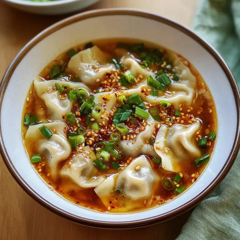 20 Minute Wonton Soup