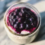 Blueberry Coconut Chia Seed Pudding