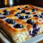 Blueberry Cottage Cheese Breakfast Bake