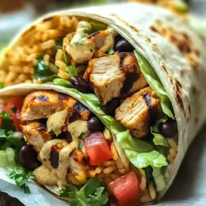 Chipotle Ranch Grilled Chicken Burrito