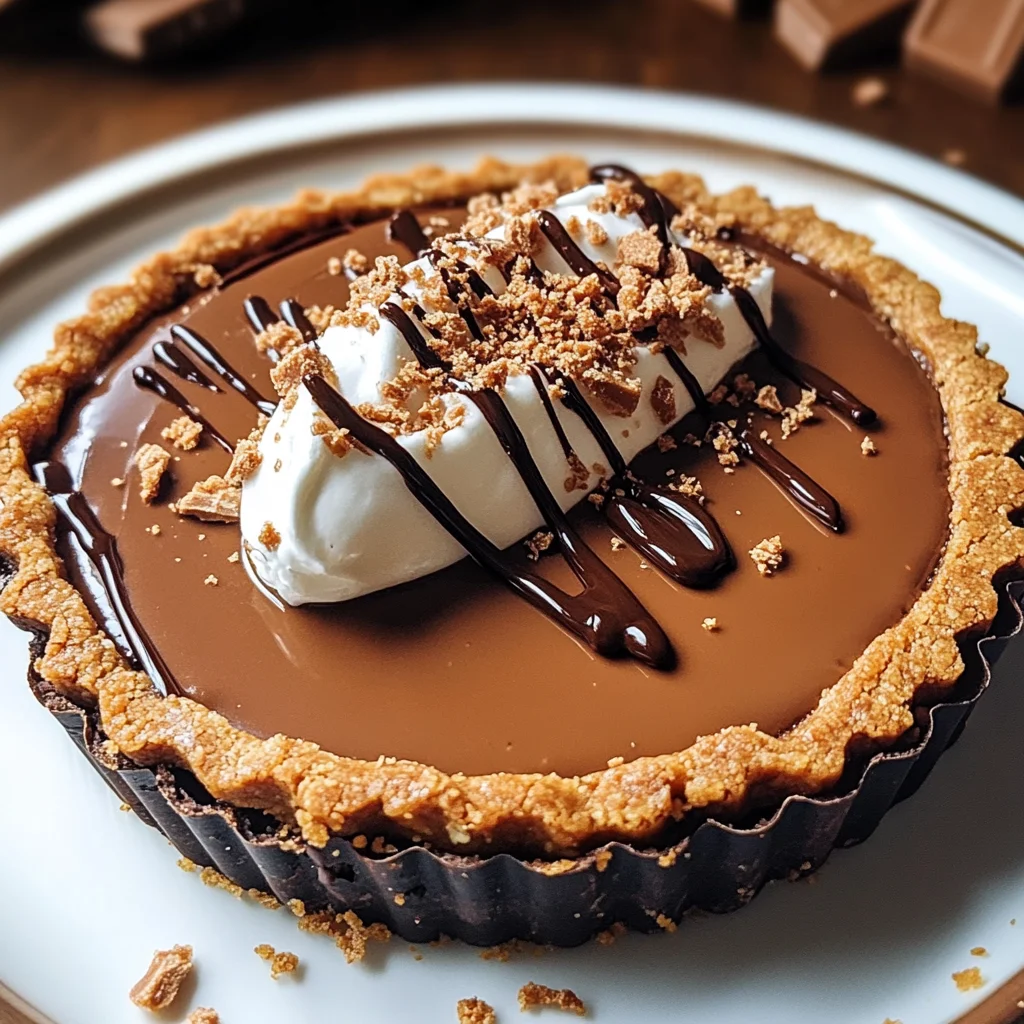 Chocolate Biscoff Tart