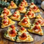 Christmas Tree Mini Pizzas
