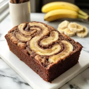 Cinnamon Swirled Banana Bread