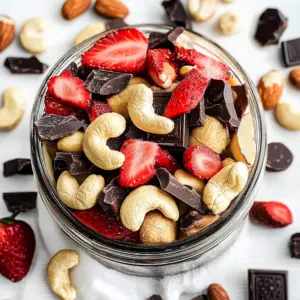 Dark Chocolate Trail Mix Recipe {Heart Healthy}