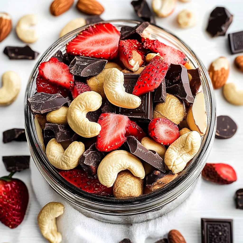 Dark Chocolate Trail Mix Recipe {Heart Healthy}