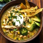 Flavorful Crockpot White Chicken Chili Soup