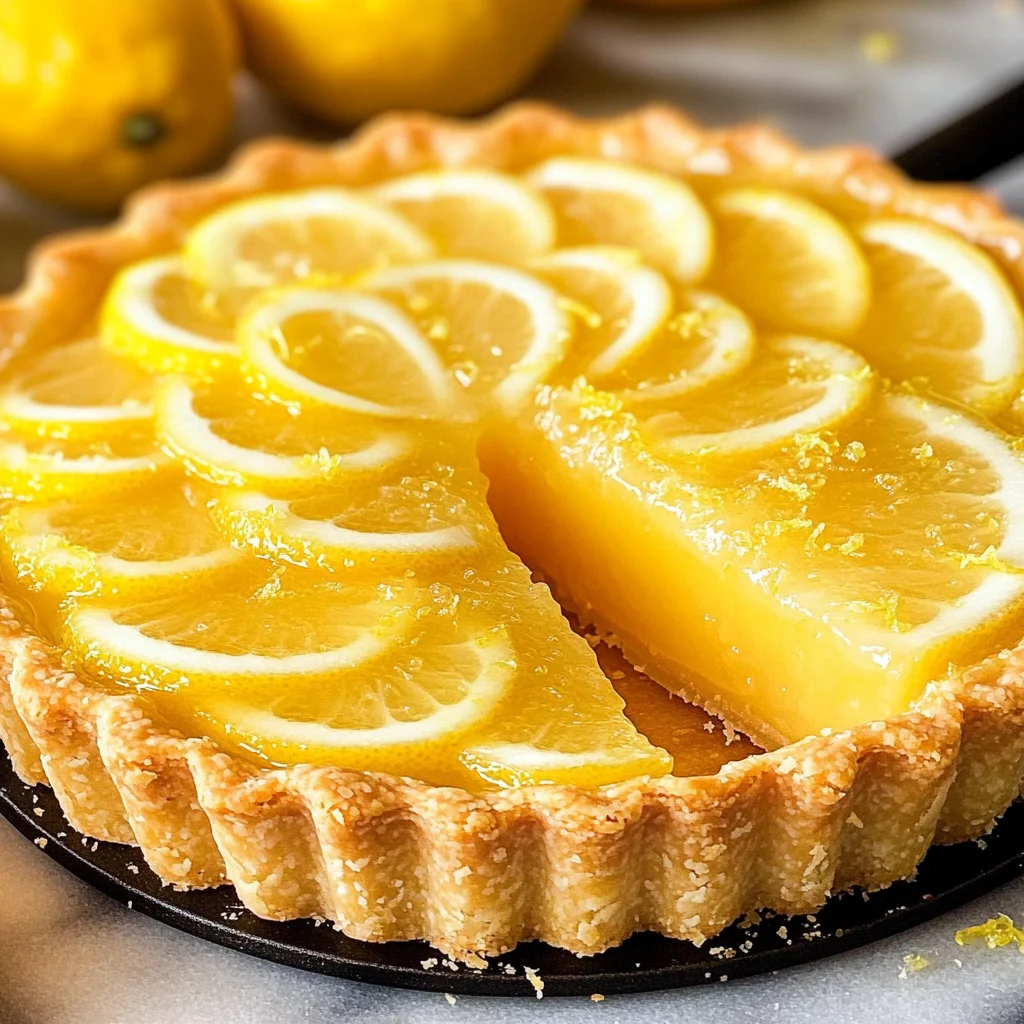 French Lemon Tart W/ Lemon Curd