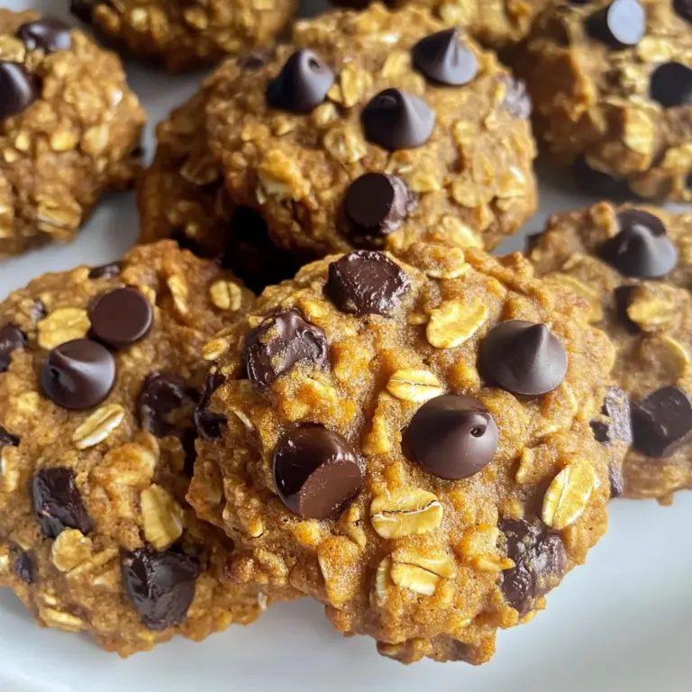 Gluten Free Pumpkin Oatmeal Cookies