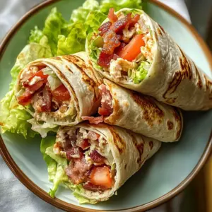 Gourmet BLT Wraps with Secret Sauce