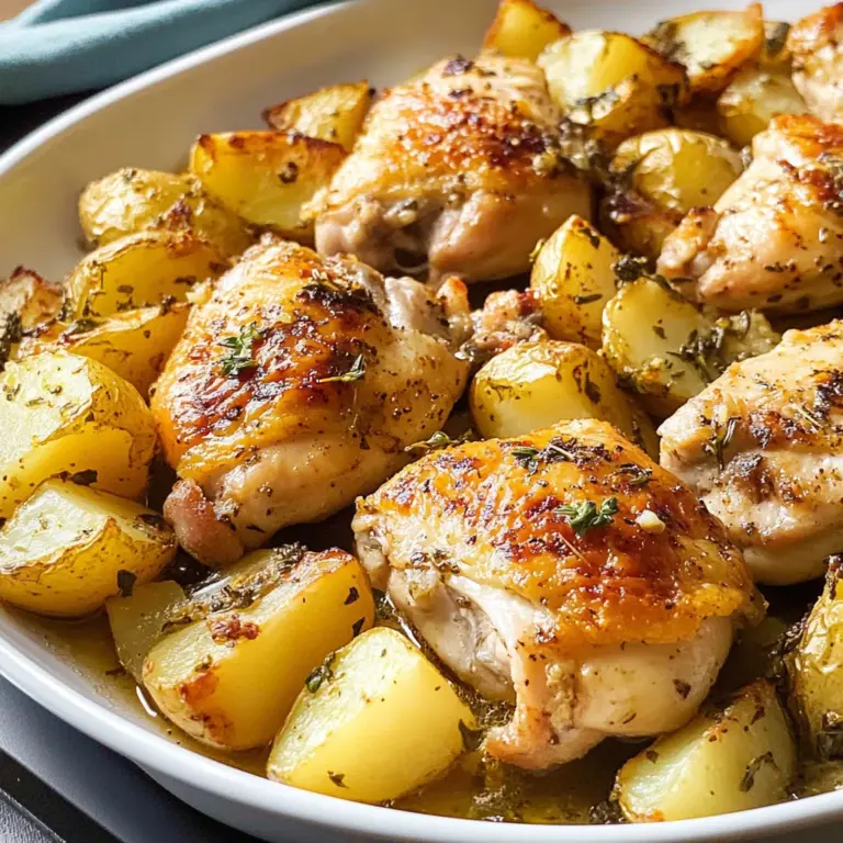 Greek Lemon Chicken and Potatoes