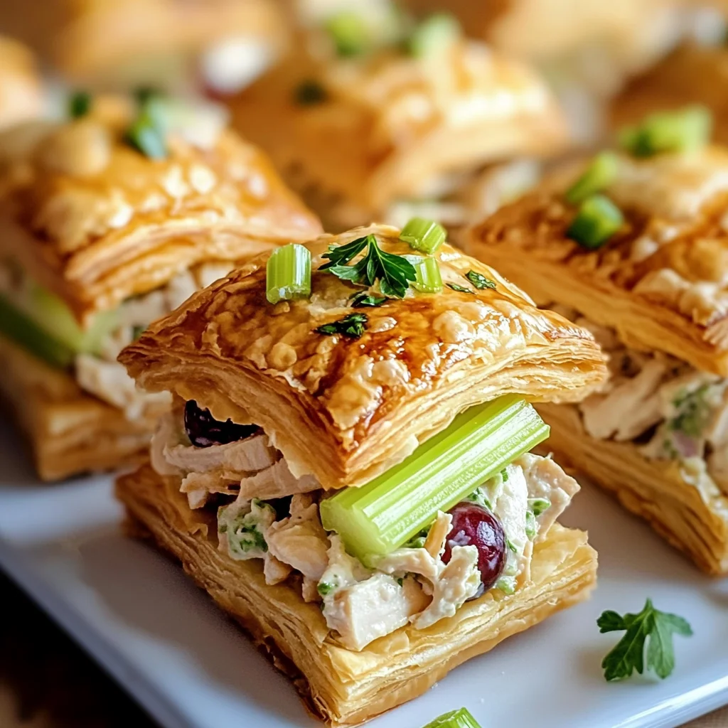 Healthy Chicken Salad Puffs