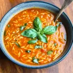 Hearty Tomato Orzo Soup
