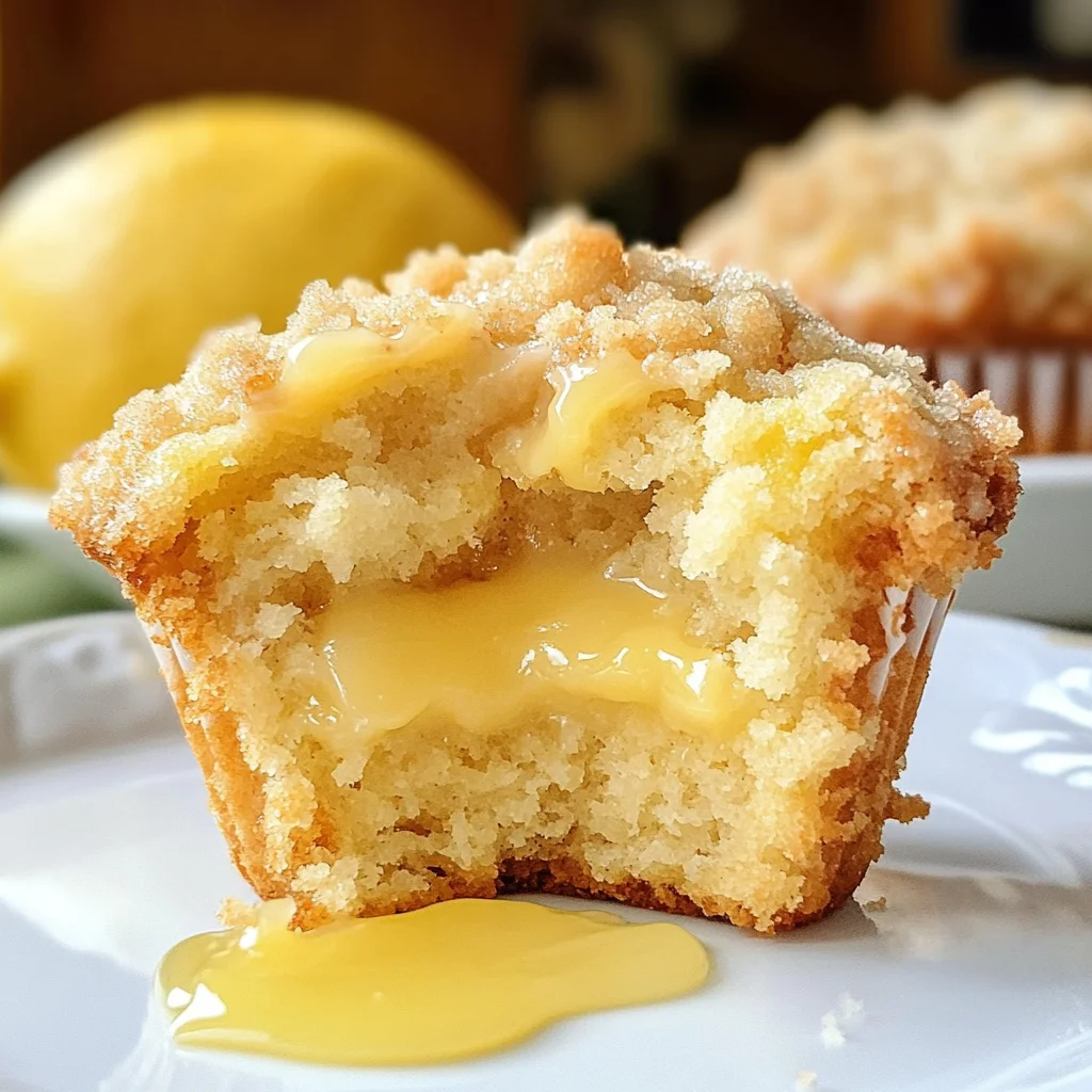 Lemon Curd Muffins