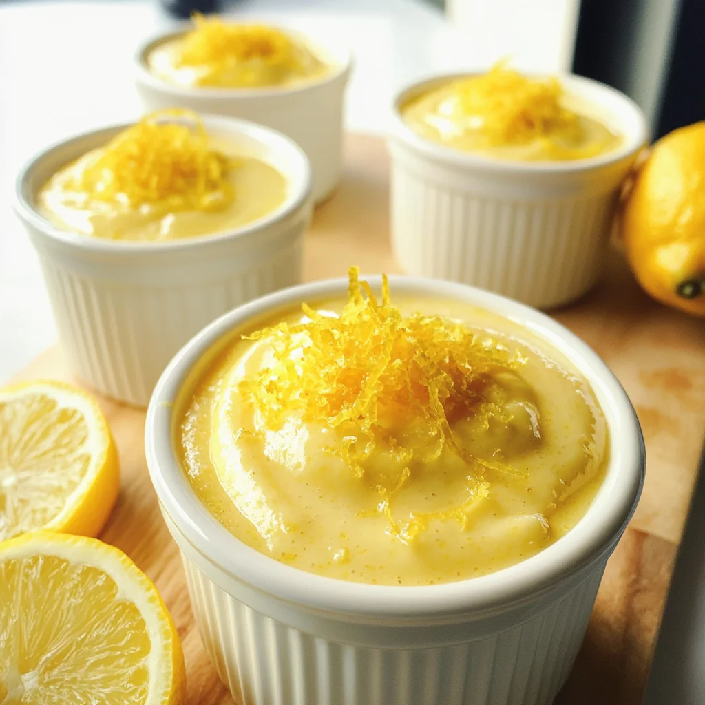 Mary Berry Lemon Pots