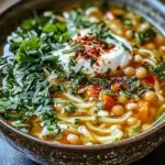 Nutritious Persian Noodle Soup for Cozy Comfort Anytime