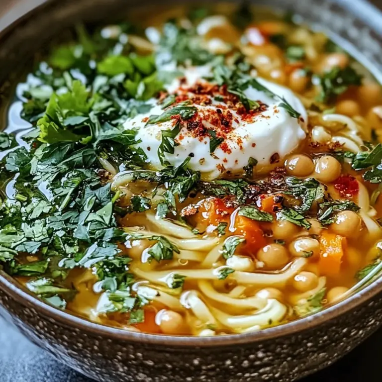Nutritious Persian Noodle Soup for Cozy Comfort Anytime