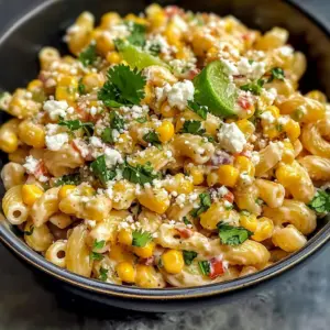 Perfect Mexican Street Corn Pasta Salad - homefoodkitchen