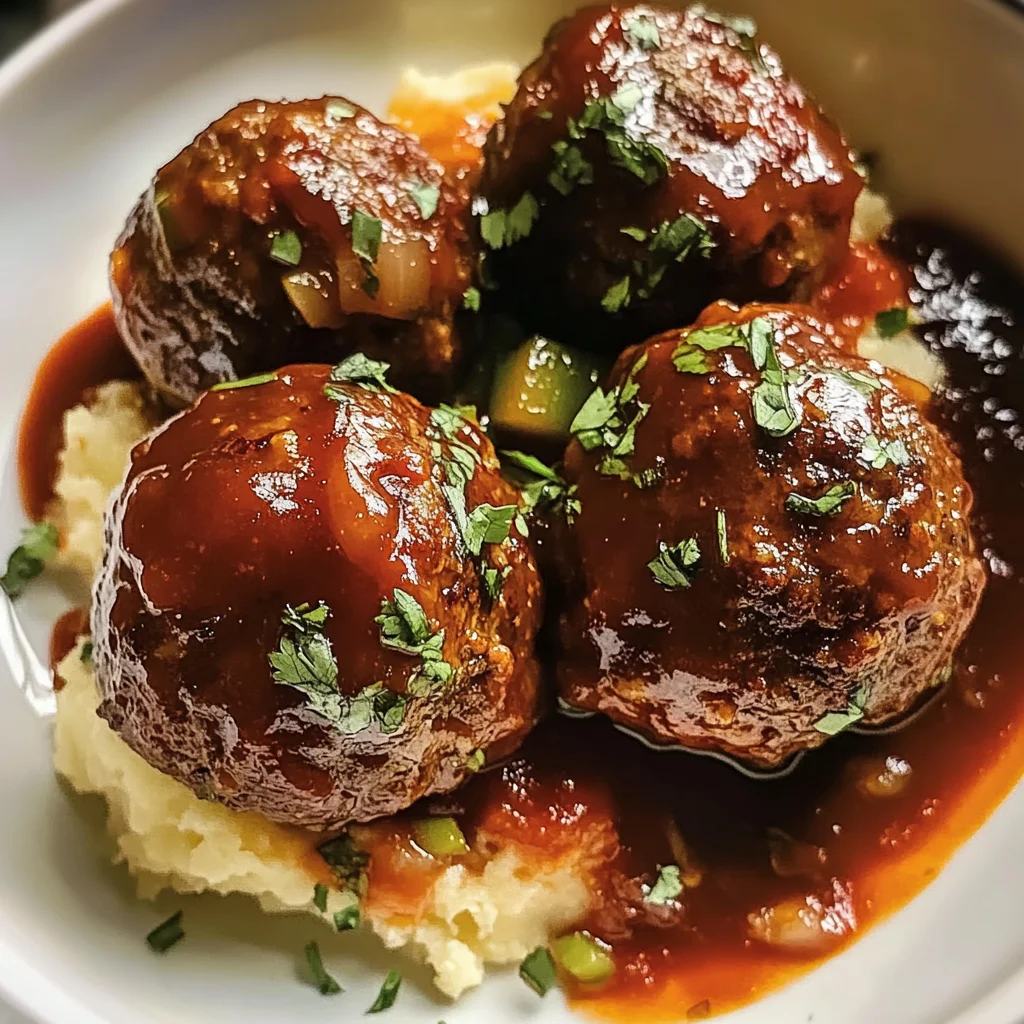 Savory Meatloaf Meatballs