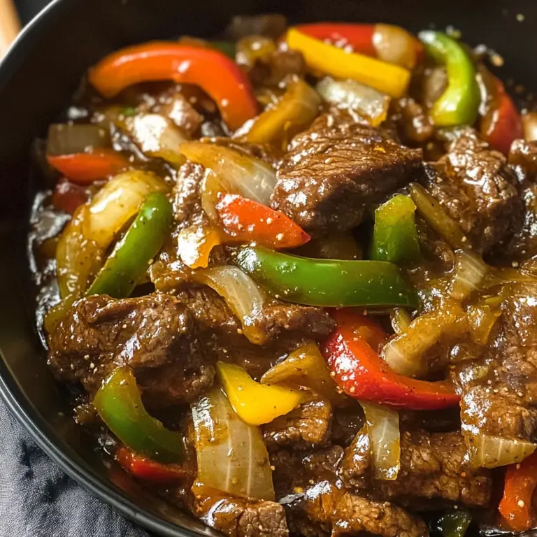 Slow Cooker Pepper Steak Recipe
