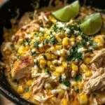 Slow Cooker Street Corn Chicken: Creamy, Zesty, and Effortless Dinner Magic