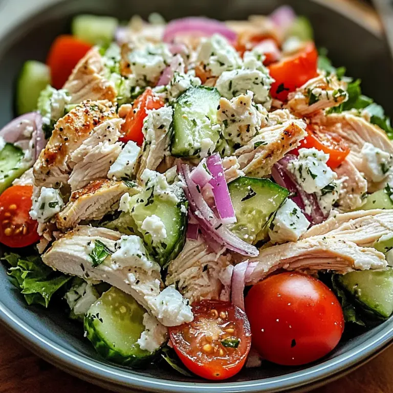 TZATZIKI CHICKEN SALAD: Discover a Refreshing Delight!