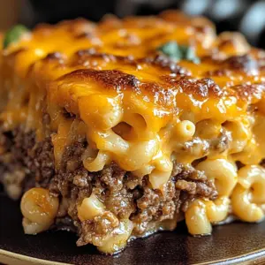 The BEST Mac and Cheese Meatloaf Casserole