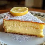 The Best Lemon Custard Cake